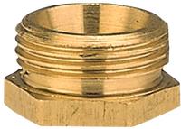 07270-20 Messing Reduzierung-gewindenippel 26,44 Mm (3/4') Ag, 18,7 Mm (1/2') Ig -