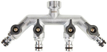 Geka plus-Vierwegeventil Messing IG G3/4" (46.0433.9)