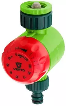VERTO Garten-Wasserhahn-Timer 1" und 3/4", mechanisch, bis 120min