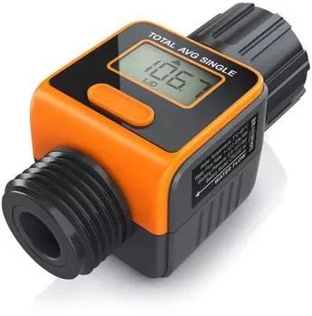 Brandson Digitaler Wasserzähler 3/4 Zoll, 4 Modi, IPX6