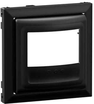 Legrand 765337 SEANO Abdeckung BWM 2-/3-Leiter Schwarz lackiert