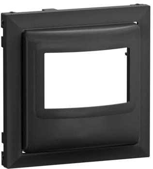 Legrand 765438 SEANO Abdeckung BWM 2-/3-Leiter ohne Handbetätigung Anthrazit lackiert