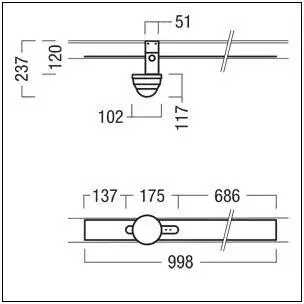 Zumtobel PST DIMLITE MASTER TRINOS Bewegungssensor L1000 (22170572)