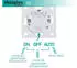 Oktaplex HF-Bewegungsmelder Unterputz 180° 230V, 2er-Pack
