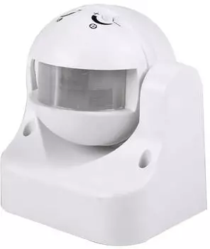 Electraline Pr&auml;senzmelder mit D&auml;mmerungsschalter und Timer 1000W IP44 (58412)
