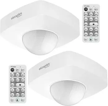 Oktaplex Tim Decken-Bewegungsmelder 360&deg; 230V IP65 Wei&szlig; (Tim)