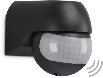 Telefunken Sensor Cork Aufputz-Bewegungsmelder 180&deg;, 12m, IP44, schwarz (306405TF)