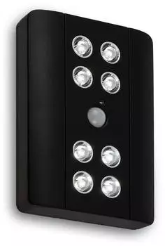 Briloner Lero LED Unterbauleuchte Bewegungsmelder D&auml;mmerungssensor batteriebetrieben schwarz (2255-085)