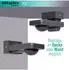 Oktaplex Tea Bewegungsmelder Infrarot-Sensor IP65 anthrazit, 2er-Set (Tea)
