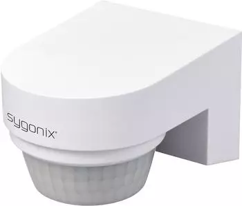 Sygonix SY-6733030 PIR-Bewegungsmelder Wandmontage 240° weiß IP65 (SY-6733030)