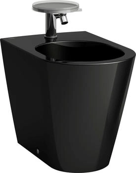 Laufen Kartell Stand-Bidet schwarz glänzend 1 Hahnloch (H8323310203021)