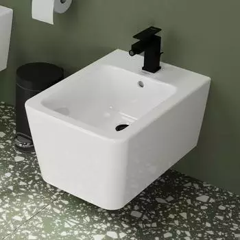 Hansgrohe EluPura Q Wand-Bidet 54x36cm wei&szlig; mit SmartClean (61170450)