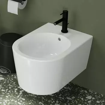 Hansgrohe EluPura S Bidet 36x54cm wei&szlig; mit HygieneEffect (62043450)