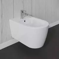 Duravit ME by Starck Wand Bidet, Badkeramik, 228815AC00, Wei&szlig; Seidenmatt