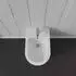 Duravit ME by Starck Bidet 57x37cm weiß seidenmatt mit DuraShield (228815AC00)