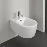 Villeroy & Boch Skyla Bidet wandh&auml;ngend, 37 x 53 cm mit CeramicPlus,...