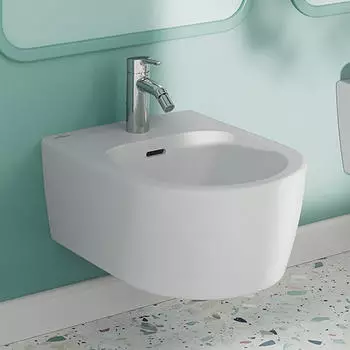 Villeroy & Boch Skyla Bidet 53x37cm stone white mit CeramicPlus (448200RW)
