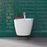 Duravit ME by Starck Wand Bidet Compact, Badkeramik, 229015AA00, Wei&szlig; Hochglanz