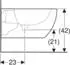 Geberit Acanto Bidet 53x35cm weiß mit KeraTect (502825008)