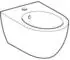Geberit Acanto Bidet 53x35cm weiß (502825001)