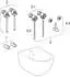 Geberit Acanto Bidet 53x35cm weiß (502825001)