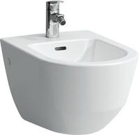 LAUFEN Wandbidet LAUFEN Pro 360x530, 1 Hahnloch mittig, wei&szlig; mit LCC, 83095.2,