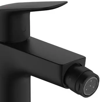 Hansgrohe Logis 110 Fine Einhebel-Bidetmischer mattschwarz (71201670) – Modernes Design trifft auf Funktionalität