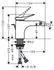 Hansgrohe Vivenis Einhebel-Bidetmischer mattschwarz (75200670)