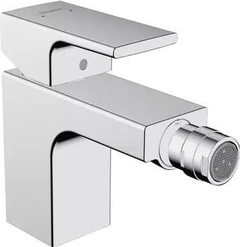 Hansgrohe Vernis Shape Einhebel-Bidetmischer mit Zugstangen-Ablaufgarnitur chrom (71211000)