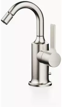 Dornbracht VAIA Bidet-Einhandbatterie mit Ablaufgarnitur, Platin geb&uuml;rstet (33600809-06)