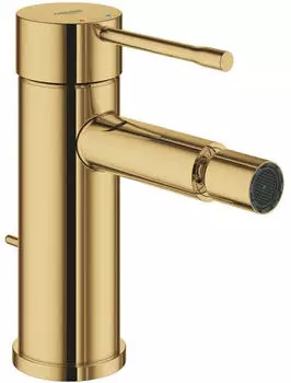 GROHE Essence Einhand-Bidetbatterie 1-Loch Cool Sunrise mit Ablaufgarnitur (24178GL1)