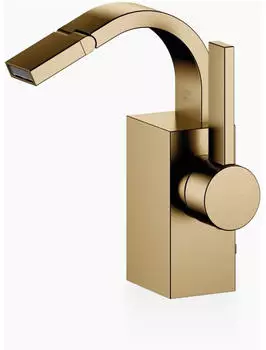 Dornbracht MEM Bidet-Einhandbatterie mit Ablaufgarnitur Dark Brass geb&uuml;rstet (33600782-39)