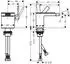 Hansgrohe Axor MyEdition Einhebel-Bidetmischer ohne Platte mit Push-Open Ablaufgarnitur (47212250)