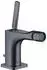 Hansgrohe Citterio E Einhebel-Bidetmischer mit Zugstangen-Ablaufgarnitur Brushed Black Chrome (36120340)