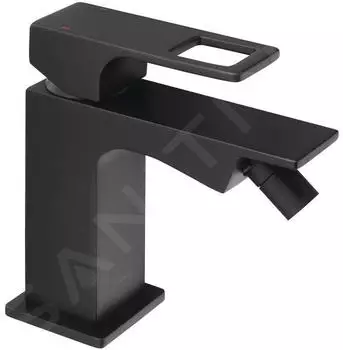Sapho Forata Bidetarmatur, Schwarz (FT003/15)