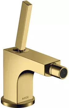 Hansgrohe Axor Citterio Einhebel-Bidetmischer mit Zugstangen-Ablaufgarnitur Polished Gold Optic (39210990)