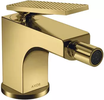 Hansgrohe Axor Citterio Bidetmischer Rautenschliff Zugstangen-Ablaufgarnitur (39201990)