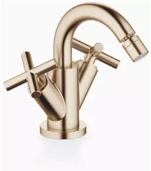 Dornbracht TARA Bidet-Einlochbatterie mit Ablaufgarnitur, Ausladung 124mm (24510892-46)