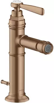 Hansgrohe Montreux Einhebel-Bidetmischer 100 mit Hebelgriff Brushed Red Gold (16526310)
