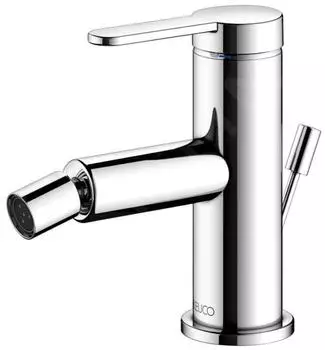 KEUCO IXMO Flat Einhebel-Bidetmischer mit Ablaufgarnitur, Ausladung 110mm, verchromt (59509013000)