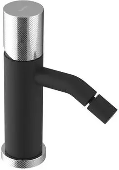 Sapho Ultratap Bidetarmatur, Mattschwarz/Chrom (UT003TBC)