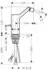 Hansgrohe Urquiola Einhebel-Bidetmischer DN15 Polished Gold Optic (11220990)