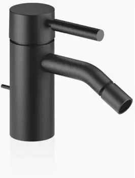 Dornbracht META Bidet-Einhandbatterie mit Ablaufgarnitur, schwarz matt (33600660-33)