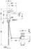 Duravit Tulum Bidetmischer mit Ablaufgarnitur, Ausladung 126mm, Chrom (TU2400001010)