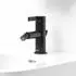 KEUCO IXMO Pure Bidet-Einhebelmischer 110mm Ablaufgarnitur schwarz matt (59509371000)