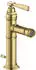 Hansgrohe Montreux Einhebel-Bidetmischer 100 mit Hebelgriff und Zugstangen-Ablaufgarnitur Brushed Brass (16526950)