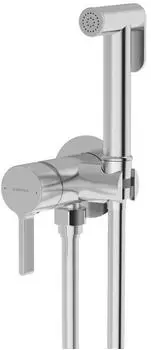 Sapho Iconic Unterputz-Bidetarmatur mit Brausestop, rund, Chrom (AF040)