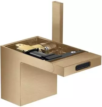 Hansgrohe AXOR MyEdition Einhebel-Bidetmischer Push-Open, ohne Platte, geb&uuml;rstete Bronze (47212140)