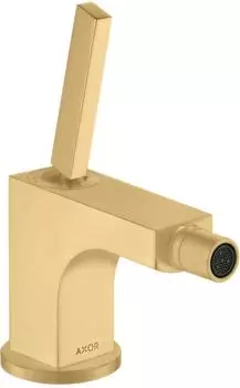 Hansgrohe Axor Citterio Einhebel-Bidetmischer mit Zugstangen-Ablaufgarnitur Brushed Gold Optic (39210250)
