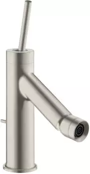 Hansgrohe Axor Starck Bidet-Einhebelmischer Pin-Griff mit Zugstangen-Ablaufgarnitur (10211800)